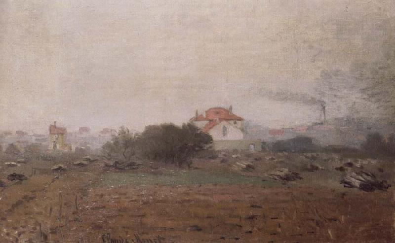 Claude Monet Effet de Brouillard oil painting picture